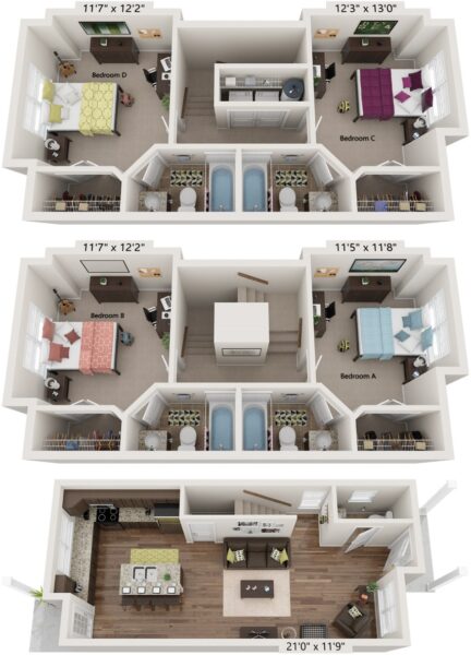 Resort-Style 1 BR Oasis: Pools, Fitness, Exclusive Specials ... - Resort-Style Apartments